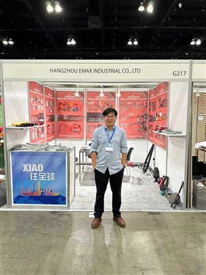 Emax ha partecipato alla FIERA COMMERCIALE DELLA CINA (USA) 2024, stand N.:G217