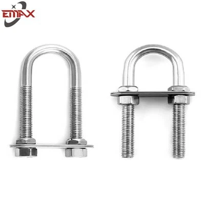 Stainless Steel U Bolts And Nuts With Flat Washer Stainless Steel U Bolts And Nuts With Flat Washer